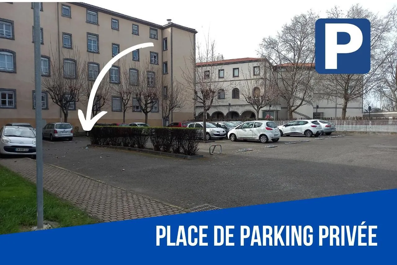 #Le Cocon Des Volcans#Parking Prive/Montferrand Клермон-Ферран Апартаменты